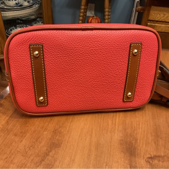 Dooney & Bourke Geranium Pebble Leather Satchel and Wallet Set - Picture 4 of 14